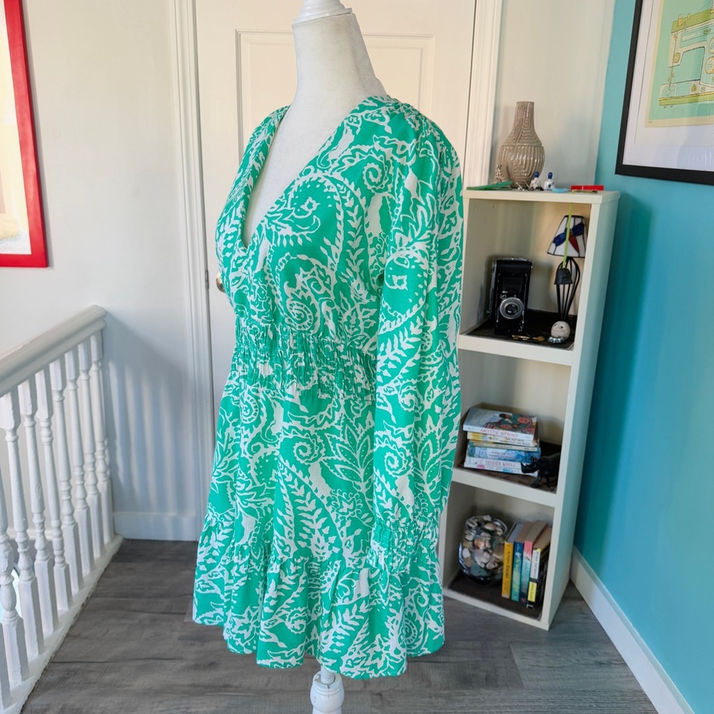 Zara Linen Blend Dress (size M) - Picture 4 of 14
